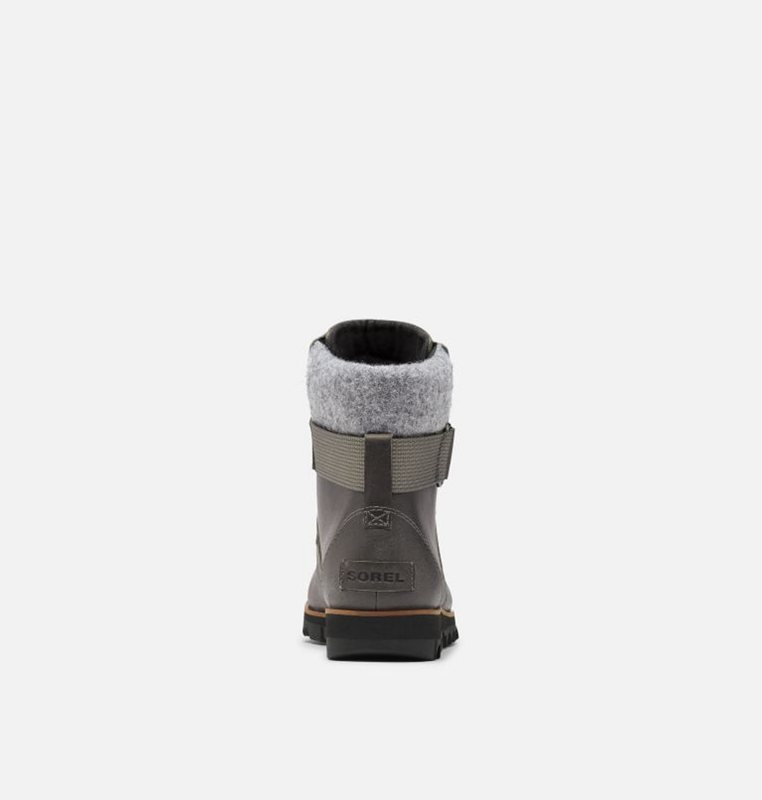 Sorel Dam Snörstövlar Mörk Grå - Harlow™ Conquest Låga - QKY-513096